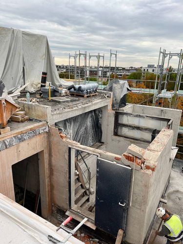 Kernbohrung Beton für architektonische Umgestaltungen